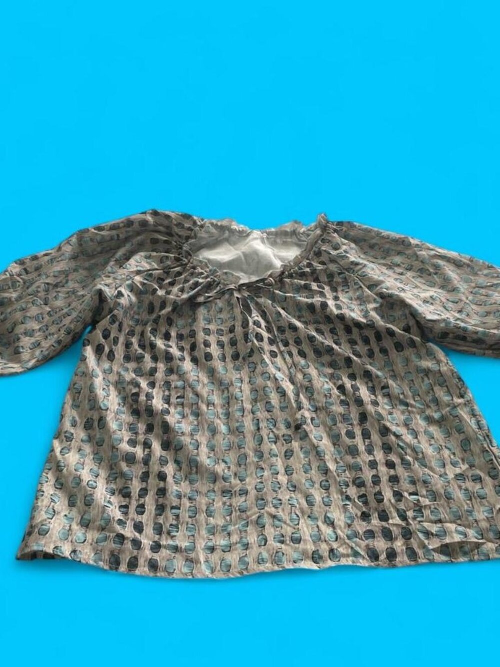 Emerson Fry Lucy Blouse Cleo Organic Hand Block Print Top